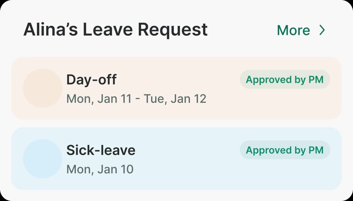 Know your team's availability before you make commitments